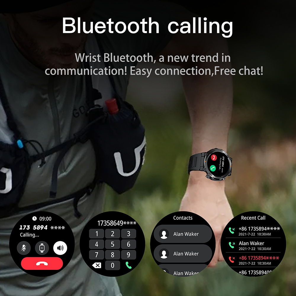 Męski smartwatch w stylu wojsk – Korean Men Lifestyle recenzja i cena